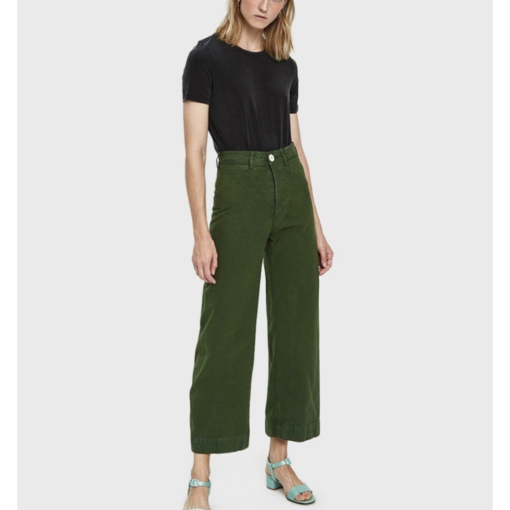 Jesse kamm olive sailor pants 0//SOLD